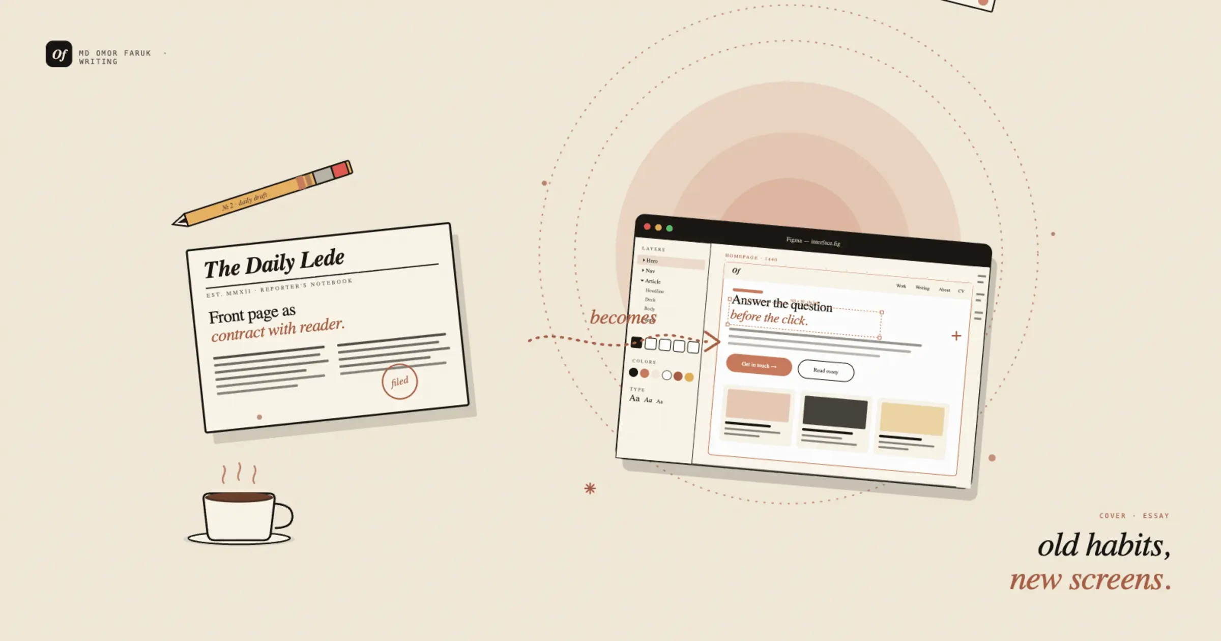 How journalism training changed the way I design interfaces — cover