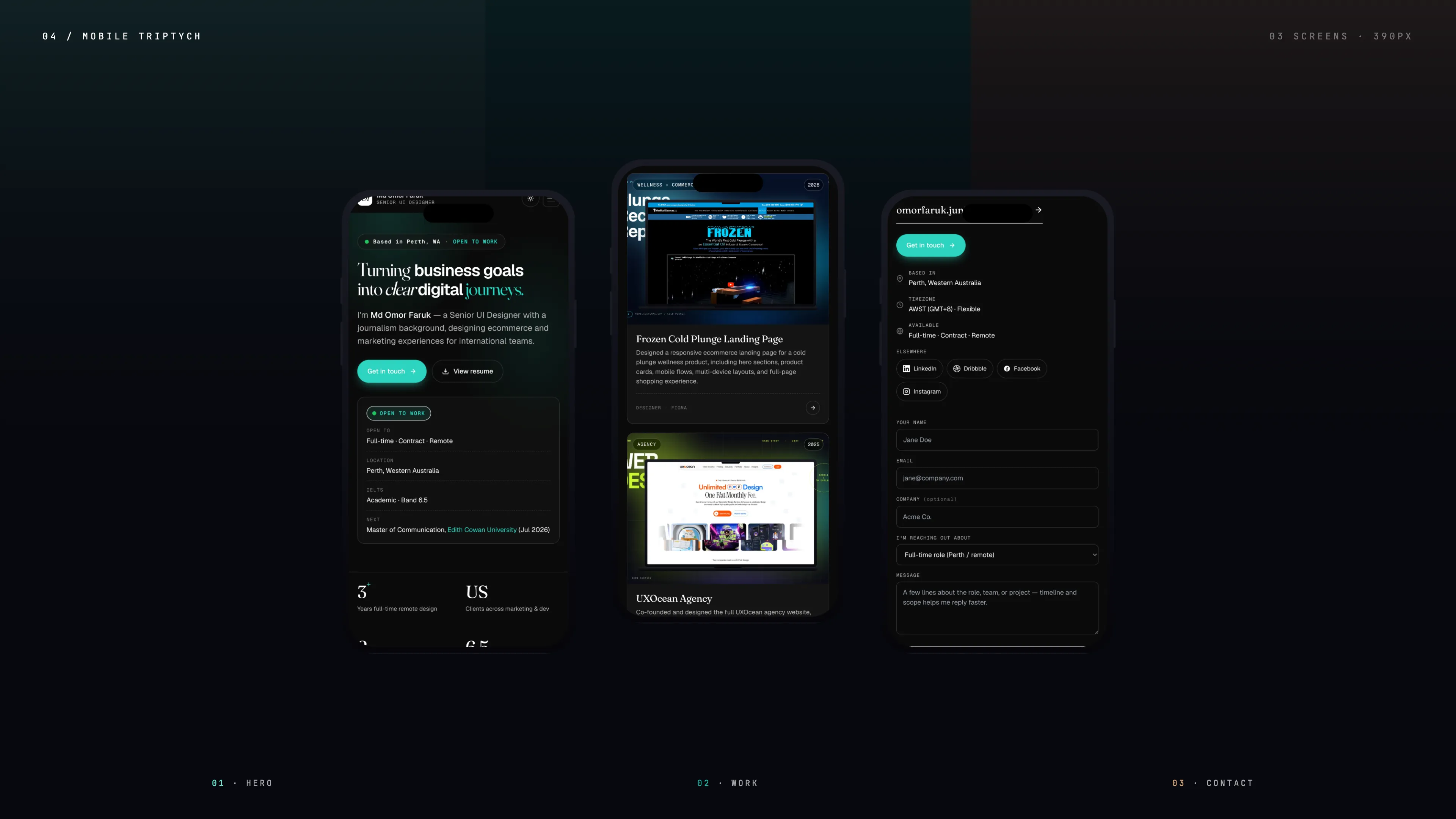 omorworks.com — Mobile flow